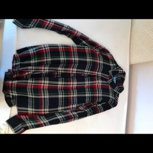 Plaid flannel from Francescas. Lightweight